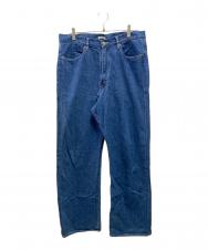 AURALEE (オーラリー) SELVEDGE LIGHT DENIM PANTS インディゴ サイズ:5