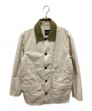 OLD GAP (オールドギャップ) 襟コーデュロイハンティングジャケット ベージュ サイズ:Ｓ