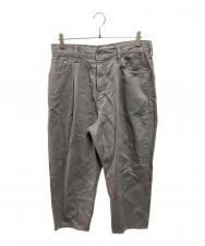 COOTIE PRODUCTIONS (クーティープロダクツ) Raza 1 Tuck Denim Pants グレー サイズ:M