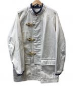 UNITED ARROWS & SONS（ユナイテッドアローズ アンド サンズ）の古着「C&J Jacket/ファイヤーマンジャケット」｜ホワイト