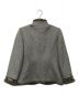 LEONARD (レオナール) ミンクファー付きカシミヤジャケット グレー サイズ:9AR：15800円