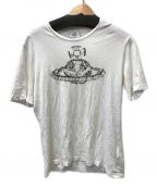 Vivienne Westwood man（ヴィヴィアン ウェストウッド マン）の古着「デザインオーブTシャツ」｜ホワイト
