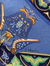中古・古着 HERMES (エルメス) ciels byzantinsプチカレシルクスカーフ ブルー：8800円
