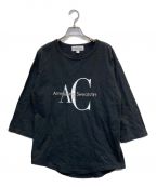 L'appartementアパルトモン）の古着「AMERICANA  AC Long T-shirt」｜ブラック