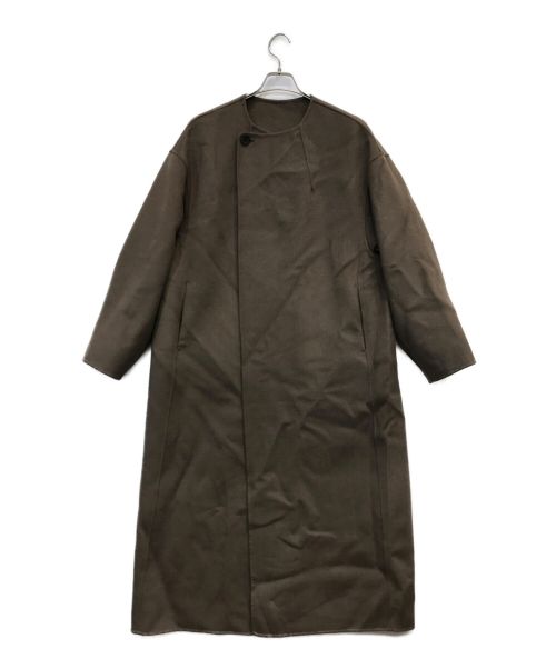 TODAYFUL（トゥデイフル）TODAYFUL (トゥデイフル) Stole Wool Coat モカ サイズ:38の古着・服飾アイテム