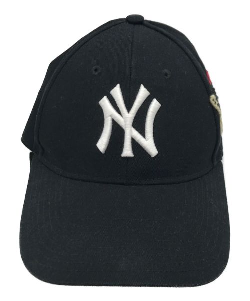 GUCCI（グッチ）GUCCI (グッチ) MLB (メジャーリーグベースボール) Baseball Cap Butterfly ブラック サイズ:57-61の古着・服飾アイテム