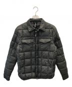 REPLAYリプレイ）の古着「RECYCLED QUILTED JACKET WITH COLLAR」｜グレー