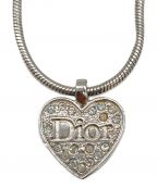 Christian Diorクリスチャン ディオール）の古着「ロゴハートラインストーンネックレス」