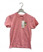 maison kitsuneメゾンキツネ）の古着「ICE CREAM パッチ レギュラー Tシャツ」｜ピンク