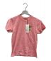 maison kitsune（メゾンキツネ）の古着「ICE CREAM パッチ レギュラー Tシャツ」｜ピンク