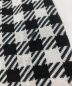 中古・古着 Mame Kurogouchi (マメクロゴウチ) Multi Plaid Geometric Knit Top ブラック サイズ:1：11000円