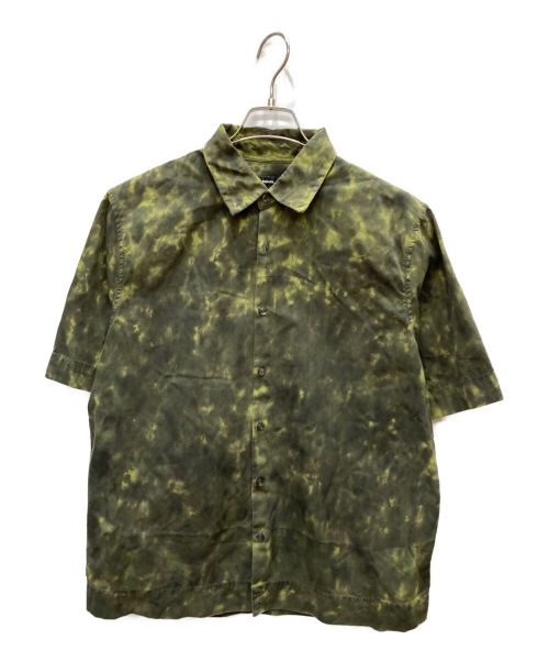 DIESEL（ディーゼル）DIESEL (ディーゼル) 総柄シャツ グリーン サイズ:XLの古着・服飾アイテム