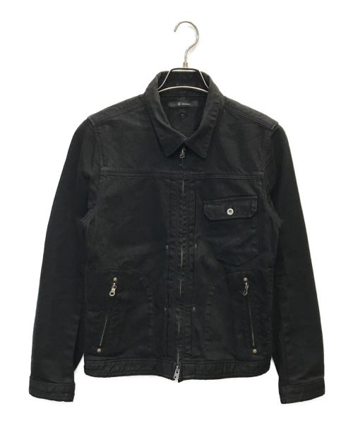 JOHNBULL（ジョンブル）JOHNBULL (ジョンブル) デニムトラッカージャケット ブラック サイズ:Sの古着・服飾アイテム