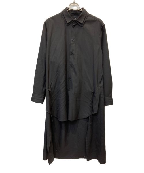 GROUND Y（グラウンドワイ）GROUND Y (グラウンドワイ) バック ロング シャツ ブラック サイズ:3の古着・服飾アイテム
