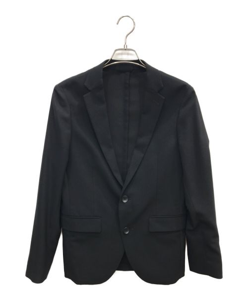 COMME CA ISM（コムサイズム）COMME CA ISM (コムサイズム) ウォッシャブルメッシュジャージジャケット ブラック サイズ:Sの古着・服飾アイテム