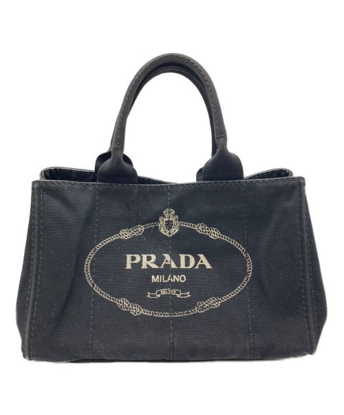 PRADA（プラダ）PRADA (プラダ) カナパトートバッグ ブラック サイズ:表記なしの古着・服飾アイテム