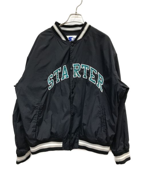 STARTER（スターター）STARTER (スターター) ナイロンスタジャン ネイビー サイズ:Mの古着・服飾アイテム