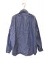 CIOTA (シオタ) スビンコットンタイプライターレギュラーカラーシャツ ブルー サイズ:6：9800円