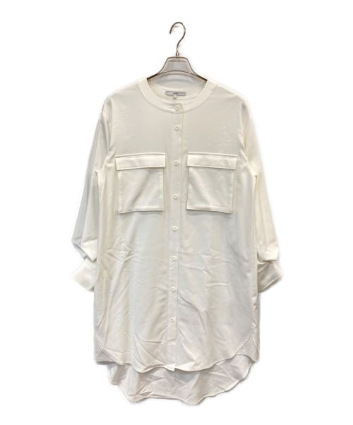 UN3D.（アンスリード）UN3D. (アンスリード) POCKET LONG SH ホワイト サイズ:Fの古着・服飾アイテム