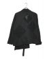 Y's (ワイズ) カットワーク切替デザインジャケット ブラック サイズ:S：19800円