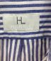 中古・古着 HERILL (ヘリル) Cotton Oxford Shirts SAXSTRIPE ブルー×ホワイト サイズ:1：14000円