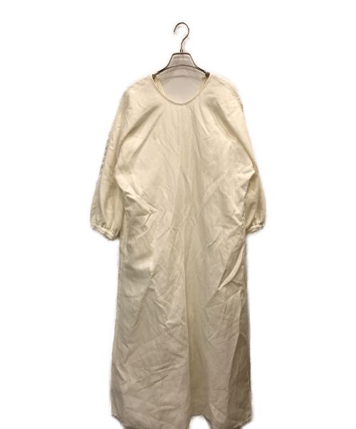 Plage（プラージュ）Plage (プラージュ) ギャザースリーブドレス ホワイト サイズ:38の古着・服飾アイテム
