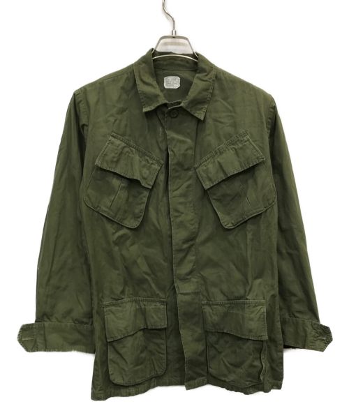 US ARMY（ユーエスアーミー）US ARMY (ユーエス アーミー) ヴィンテージジャングルファティーグジャケット オリーブ サイズ:XSの古着・服飾アイテム