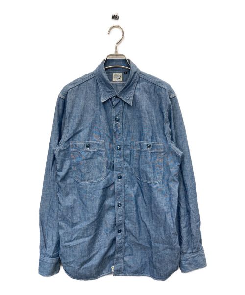 orSlow（オアスロウ）orSlow (オアスロウ) シャンブレーシャツ インディゴ サイズ:3の古着・服飾アイテム
