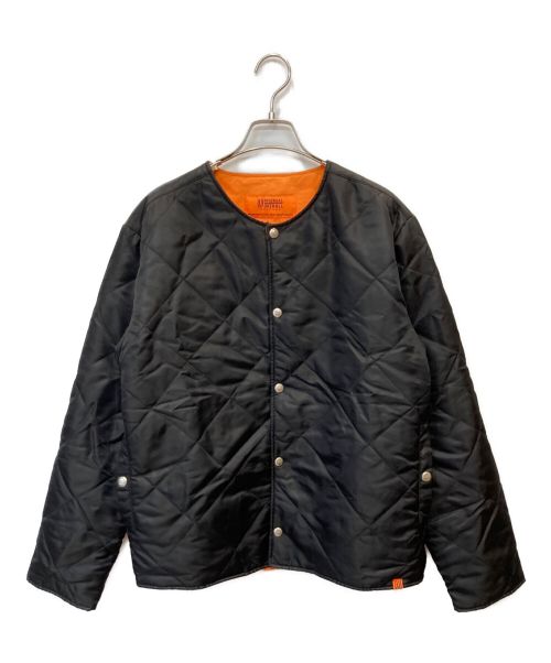UNIVERSAL OVERALL（ユニバーサルオーバーオール）UNIVERSAL OVERALL (ユニバーサルオーバーオール) キルティングジャケット ブラック サイズ:Mの古着・服飾アイテム