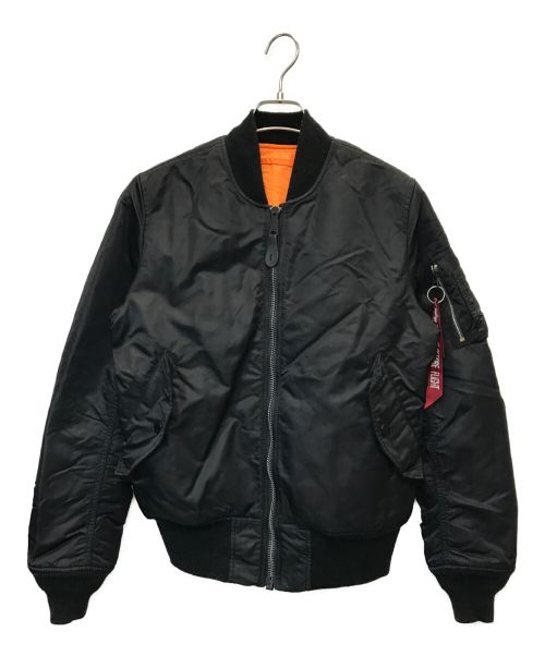 ALPHA（アルファ）ALPHA (アルファ) MA-1ジャケット ブラック サイズ:Sの古着・服飾アイテム