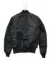 ALPHA (アルファ) MA-1ジャケット ブラック サイズ:S：5800円