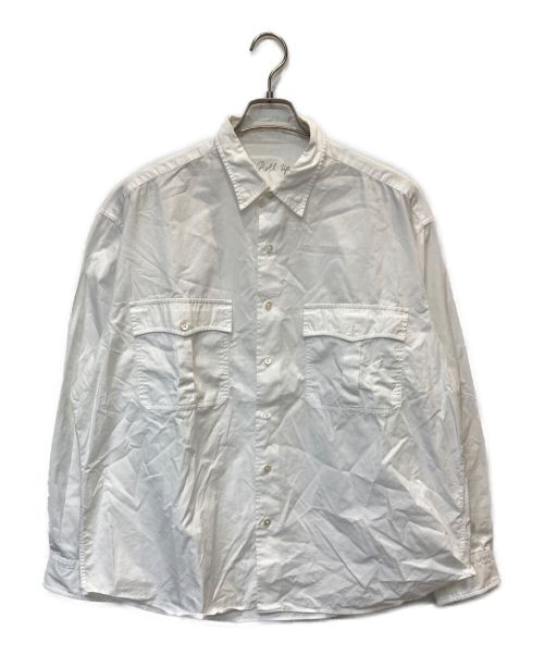 Porter Classic（ポータークラシック）Porter Classic (ポータークラシック) ダブルフラップシャツ ホワイト サイズ:Lの古着・服飾アイテム