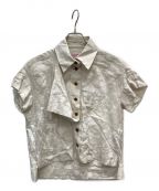 Vivienne Westwood GOLD LABELヴィヴィアン・ウエストウッド ゴールドレーベル）の古着「デザイン半袖シャツ」｜ベージュ