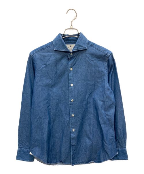 giannetto（ジャンネット）giannetto (ジャンネット) デニムシャツ インディゴ サイズ:42の古着・服飾アイテム