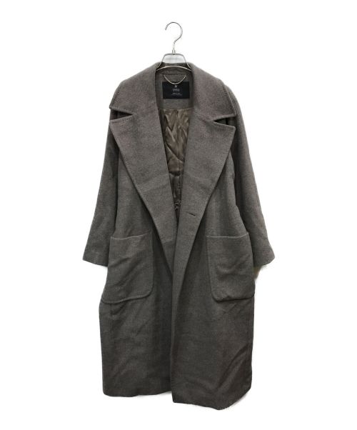 INED（イネド）INED (イネド) アンゴラウールコート ブラウン サイズ:9の古着・服飾アイテム