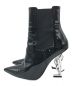 Saint Laurent Paris (サンローランパリ) オピウムハイヒールアンクルショート ブーツ ブラック サイズ:37 1/2：25000円