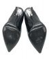 中古・古着 Saint Laurent Paris (サンローランパリ) オピウムハイヒールアンクルショート ブーツ ブラック サイズ:37 1/2：25000円