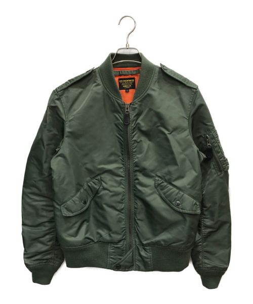 AVIREX（アヴィレックス）AVIREX (アヴィレックス) MA-1ジャケット ブラック サイズ:Lの古着・服飾アイテム