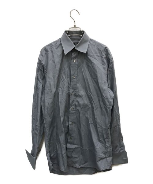 GUCCI（グッチ）GUCCI (グッチ) ドレスシャツ グレー サイズ:38の古着・服飾アイテム