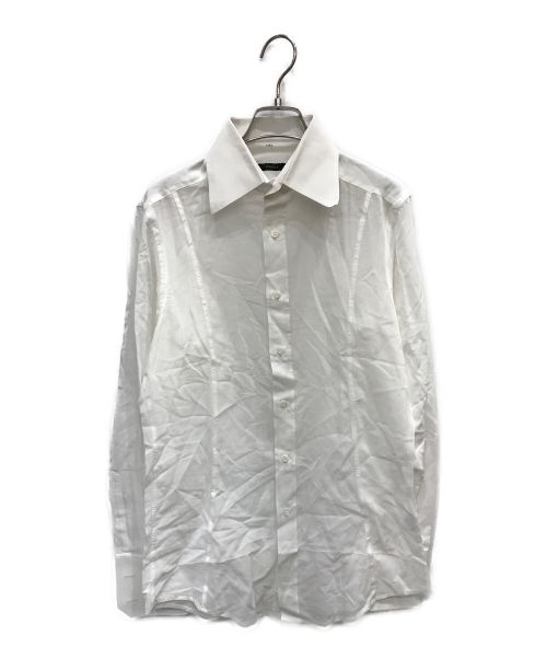 GUCCI（グッチ）GUCCI (グッチ) シアードレスシャツ ホワイト サイズ:38の古着・服飾アイテム