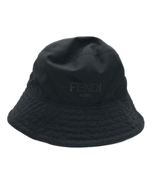 FENDI KIDS（フェンディ キッズ）FENDI KIDS (フェンディ キッズ) 裏地ズッカバケットハット ブラックの古着・服飾アイテム