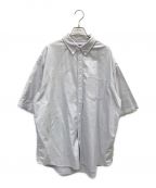 THE NORTHFACE PURPLELABELザ・ノースフェイス パープルレーベル）の古着「Cotton Polyester OX B.D. Big H/S Shirt」｜スカイブルー