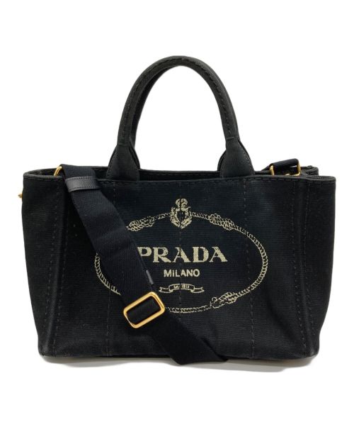 PRADA（プラダ）PRADA (プラダ) 2WAYショルダーバッグ ブラック サイズ:表記なしの古着・服飾アイテム