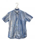 COMME des GARCONS SHIRTコムデギャルソンシャツ）の古着「プリントS/Sシャツ」｜スカイブルー