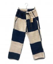 GRAMICCI (グラミチ) CHECKERED SHERPA PANT（チェッカード　シェルパパンツ） ベージュ×ネイビー サイズ:M 未使用品