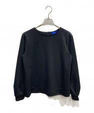 BLUE LABEL CRESTBRIDGE (ブルーレーベルクレストブリッジ) ストレッチポンチプルオーバー ブラック サイズ:38