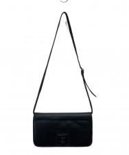 CELINE (セリーヌ) マカダムショルダーバッグ ブラック