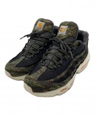 NIKE (ナイキ) CarHartt (カーハート) スニーカー グリーン サイズ:26cm