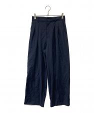 NEAU (ニュー) Tuck wide trousers ネイビー サイズ:1