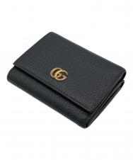 GUCCI (グッチ) 3つ折り財布 ブラック